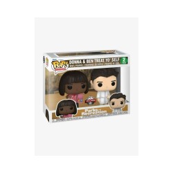 Funko Pop! 2-Pack Television: Parks and Recreation - Donna & Ben Treat Yo' Self (Special Edition) Vinyl Figures