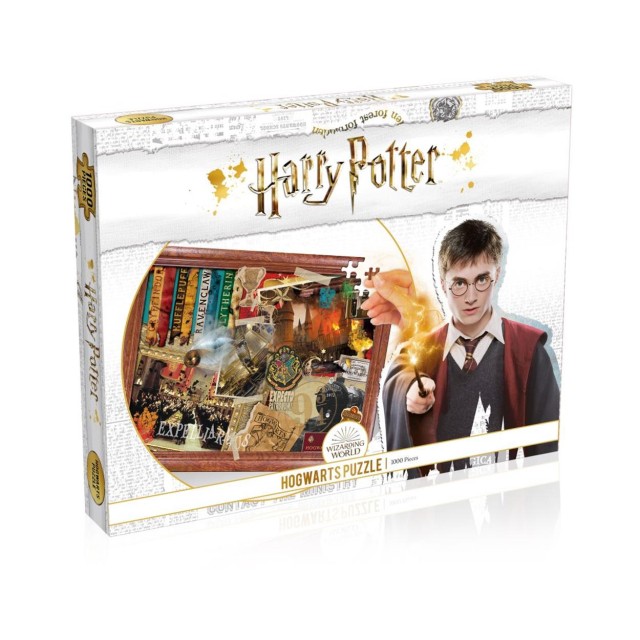 Winning Moves: Puzzle - Harry Potter Hogwarts (1000pcs) (WM00371-ML1)