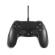 Spartan Gear - Hoplite Wired Controller (compatible with PC and playstation 4) (colour: Black)