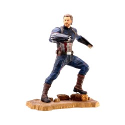 Diamond Marvel Gallery Avengers 3 - Captain America PVC Statue (23cm) (Apr182158)