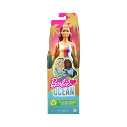 Mattel Barbie: Loves The Ocean - Coloured Brunette Doll (GRB38)