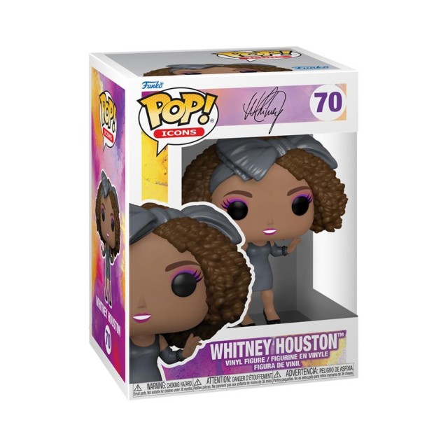 Funko Pop! Icons: Whitney Houston - Whitney Houston #70 Vinyl Figure