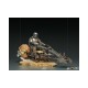 Iron Studios Deluxe: The Mandalorian - Mando on Speederbike Art Scale Statue (1/10) (LUCSWR48721-10)