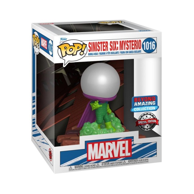 Funko Pop! Deluxe: Marvel Sinister Six: Mysterio (Amazon Exclusive) #1016 Bobble-Head Vinyl Figure