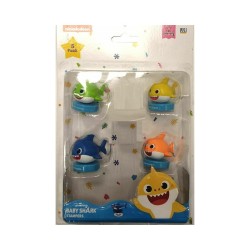 Giochi Preziosi Hero-Mania: Baby Shark Σφραγιδοφιγούρες (4Pack) (BAH07000)