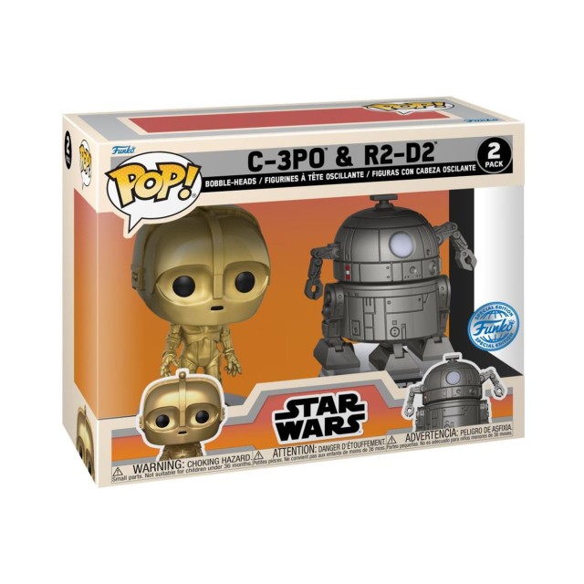 Funko Pop! Disney: Star Wars Concept - C-3PO & R2-D2  (Exclusively at Disney) 2-Pack Bobble-Heads Vinyl Figures