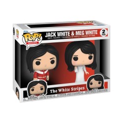 Funko Pop! 2-Pack Rocks: The White Stripes - Jack White & Meg White Vinyl Figures