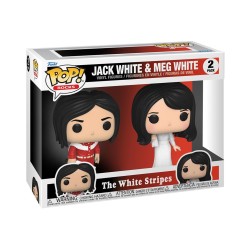 Funko Pop! 2-Pack Rocks: The White Stripes - Jack White & Meg White Vinyl Figures