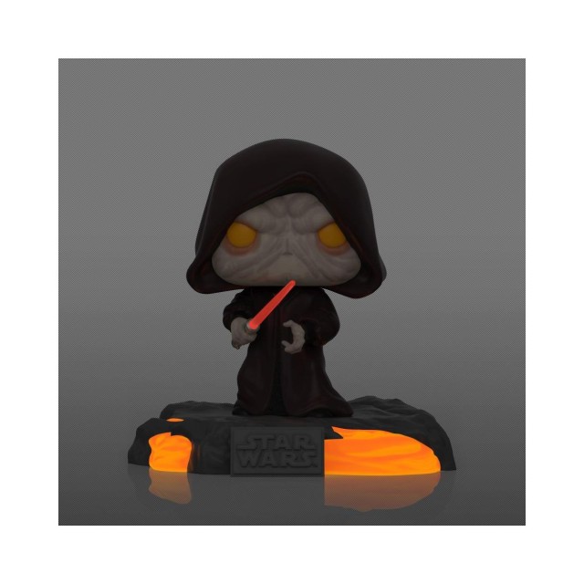 Funko Pop! Deluxe Disney: Star Wars Sith - Red Saber Series Volume 1: Darth Sidious (Glows in the Dark) (Special Edition) #519 Bobble-Head Vinyl Figure