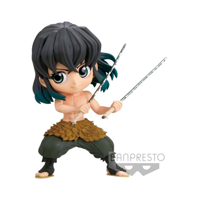 Banpresto Q Posket: Demon Slayer Kimetsu No Yaiba - Inosuke Hashibira Ⅱ (Ver.B) Figure (13cm) (18456)