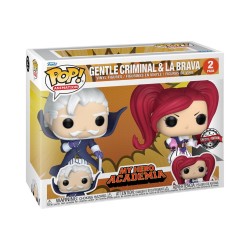 Funko Pop! 2-Pack Animation: My Hero Academia S9 - Gentle Criminal & La Brava (Special Edition) Vinyl Figures