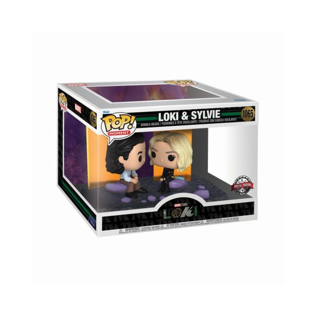 Funko Pop! Moments: Marvel Loki - Loki & Sylvie (Special Edition) #1065 Bobble-Head Vinyl Figures