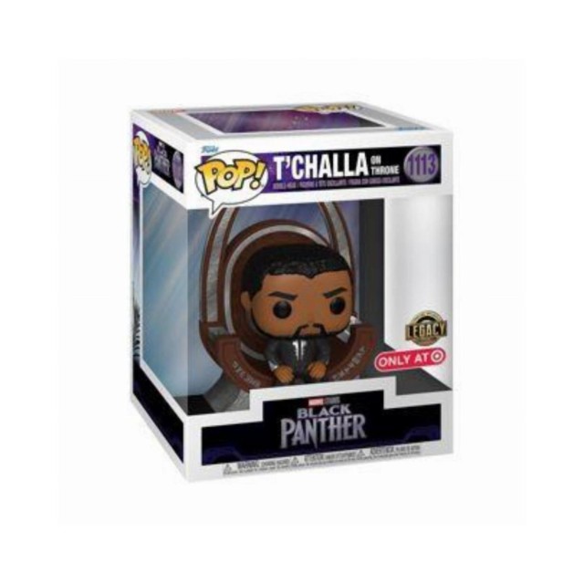 Funko Pop! Deluxe Marvel: Black Panther Legacy S1 - T’Challa on Throne (Special Edition) #1113 Vinyl Figure