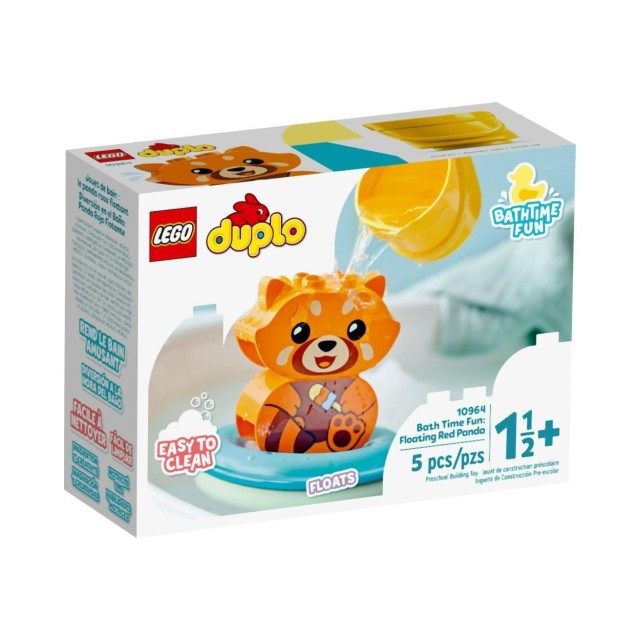 LEGO® DUPLO® My First: Bath Time Fun: Floating Red Panda (10964)