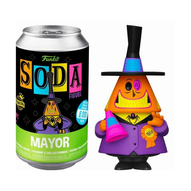 Funko Vinyl Soda: The Nightmare Before Christmas - Mayor (Blacklight)* (Special Edition) Collectible