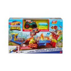 Mattel Hot Wheels Monster Trucks Set - Blast Station (HFB12)