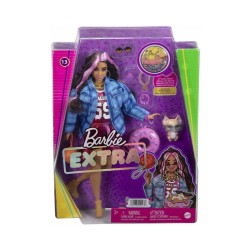 Mattel Barbie Extra - Basketball Doll Jersey Dress & Accessories, with Pet Corgi (HDJ46)