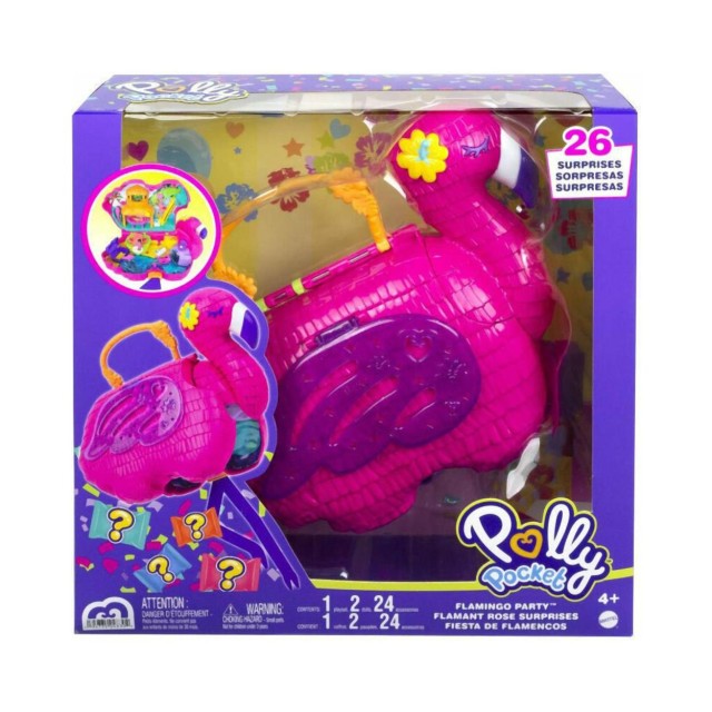 Mattel Polly Pocket - Flamingo Party Piniata (HGC41)