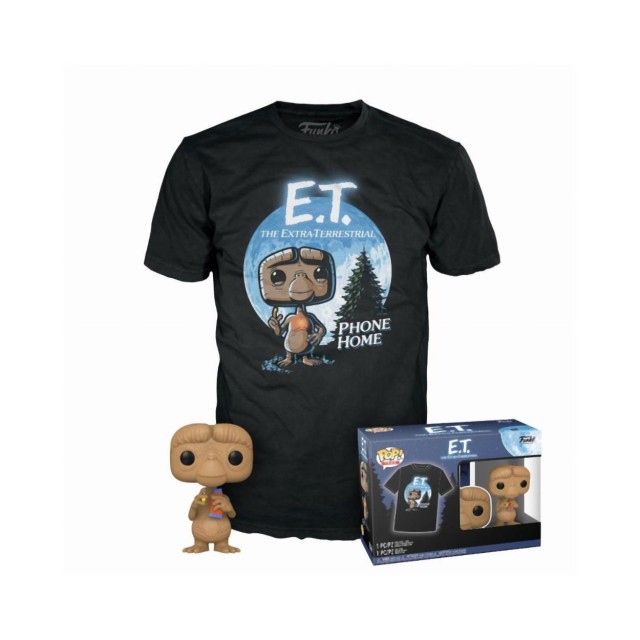 Funko Pop! & Tee (Adult): E.T. - E.T. with Candy (Special Edition) Vinyl Figure & T-Shirt (S)