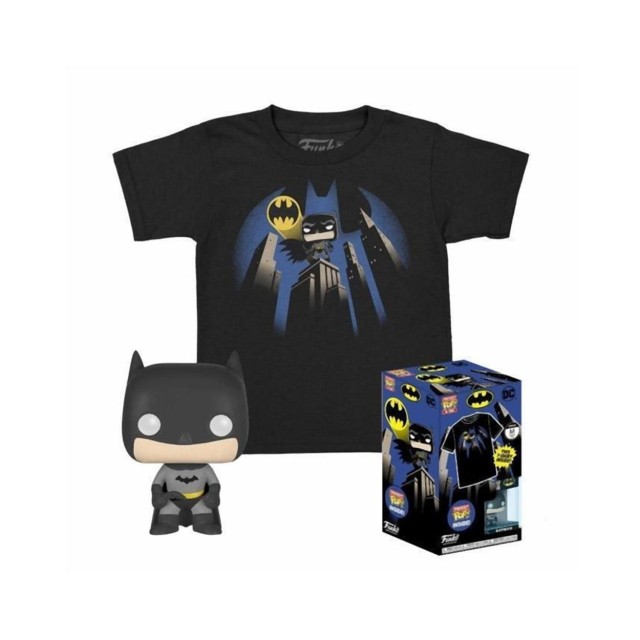 Funko Pocket Pop! & Tee (Child): DC - Batman (Special Edition) Vinyl Figure & T-Shirt (XL)