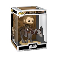 Funko Pop! Disney Deluxe: Star Wars - Ben Kenobi on Eopie #549 Bobble-Head Vinyl Figure