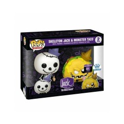 Funko Pop! 2-Pack Ad Icons: Jack in the Box - Skeleton Jack & Monster Taco (Special Edition) Vinyl Figures