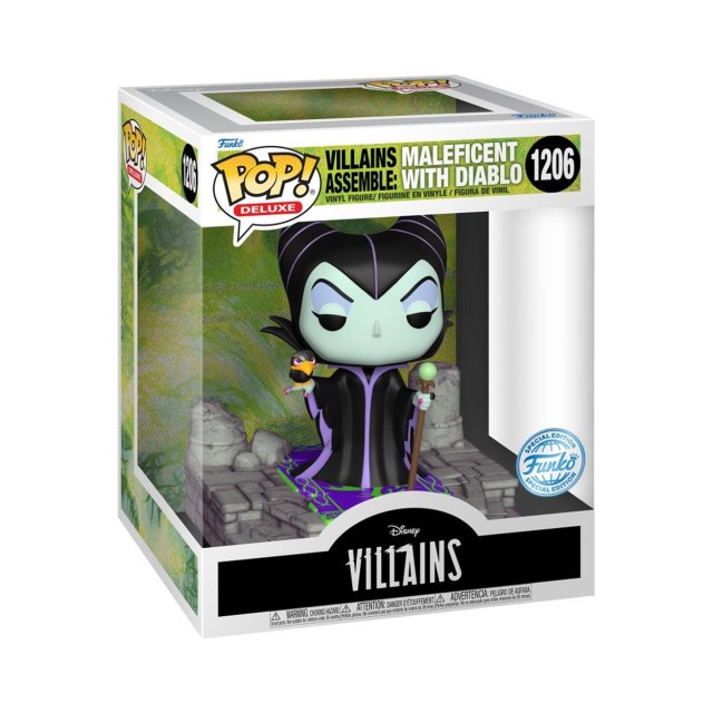 Funko Pop! Deluxe: Disney Villains - Assemble Maleficent with Diablo (Special Edition) #1206 Vinyl Figure