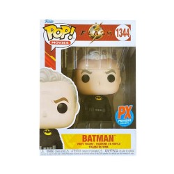 Funko Pop! Movies DC: The Flash - Batman (Keaton) Unmasked (ALT) (PX Exclusive) #1344 Vinyl Figure