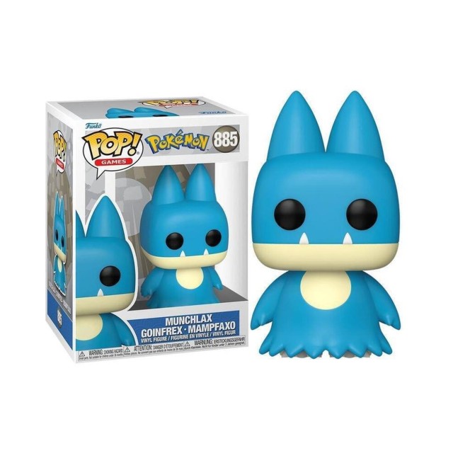 Funko Pop! Games: Pokemon - Munchlax Goinfrex Mampfaxo #885 Vinyl Figure