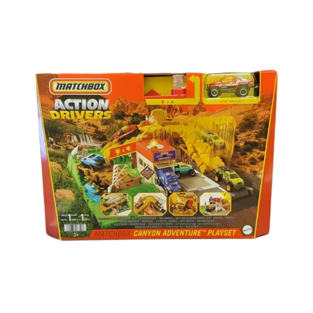 Mattel Matchbox: Action Drivers - Canyon Adventure Playset (HHH32)