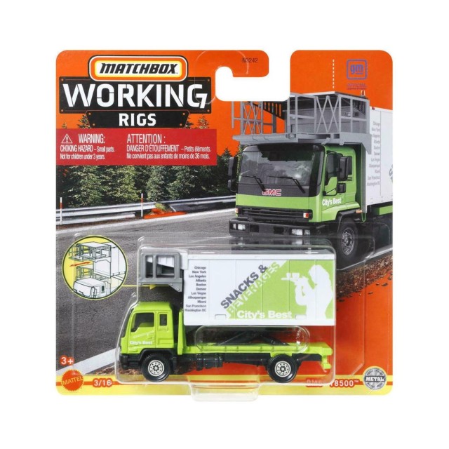 Mattel Matchbox Real Working Rigs - GMC T8500 Truck (HLN02)