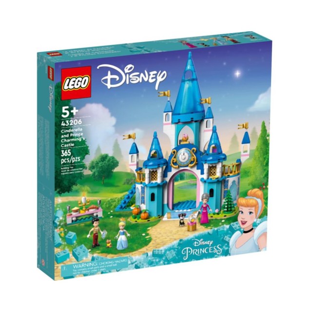 LEGO® Disney Princess™: Cinderella and Prince Charming's Castle (43206)