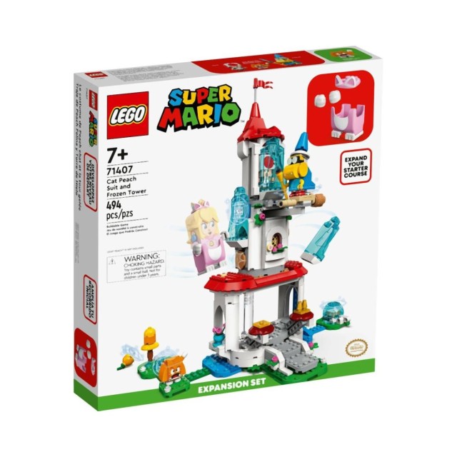 LEGO® Nintendo Super Mario™: Cat Peach Suit and Frozen Tower (Expansion Set) (71407)