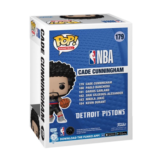 Funko Pop! NBA: Detroit Pistons - Cade Cunningham #179 Vinyl Figure