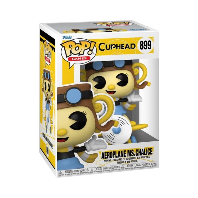 Funko Pop! Games: Cuphead - Aeroplane Ms. Chalice #899 Vinyl Figure