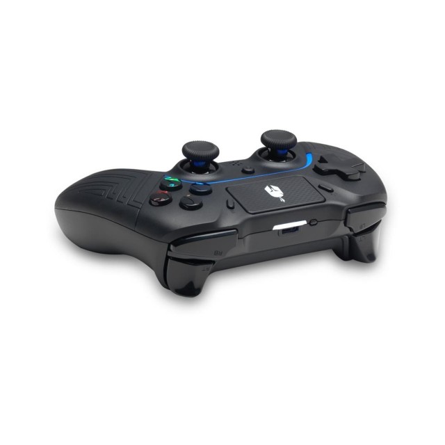 Spartan Gear - Aspis 4 Wired & Wireless Controller (compatible with PC [wired] and playstation 4 [wireless]) (colour: Black)