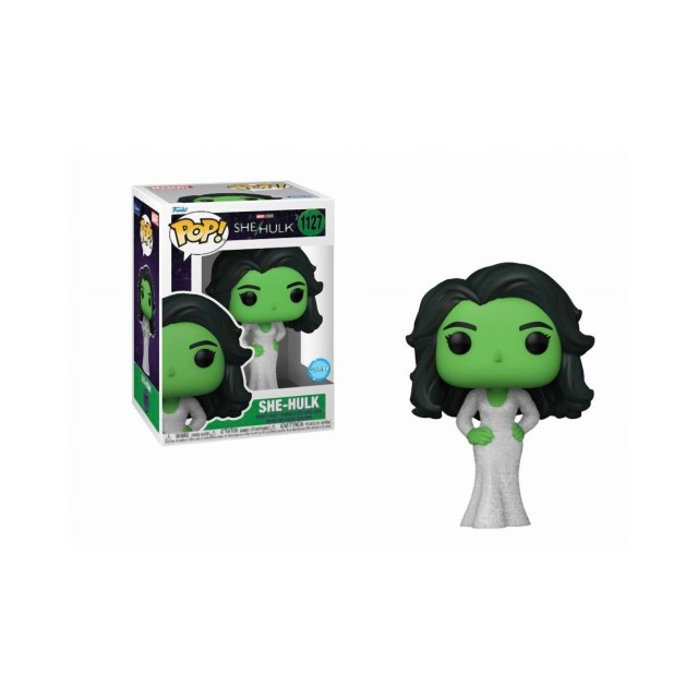 Funko Pop! Marvel: She-Hulk - She-Hulk (Glitter) #1127 Bobble-Head Vinyl Figure