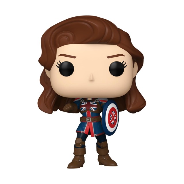 Funko Pop! Marvel: What If - Captain Carter (Special Edition) #1468 Bobble-Head Vinyl Figure