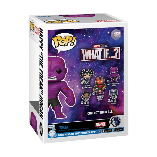 Funko Pop! Marvel: What If...? - Happy "The Freak" Hogan #1465 Bobble-Head Vinyl Figure