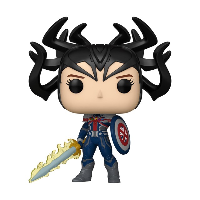 Funko Pop! Marvel: What If...? - Infinity Captain Carter #1464 Bobble-Head Vinyl Figure