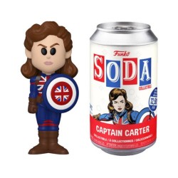 Funko Vinyl Soda Marvel: What If...? - Captain Carter* Collectible Figure