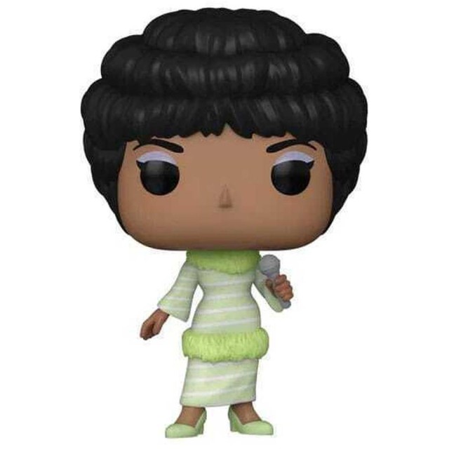 Funko Pop! Rocks: The Queen of Soul - Aretha Franklin (Green Dress) #365 Vinyl Figure