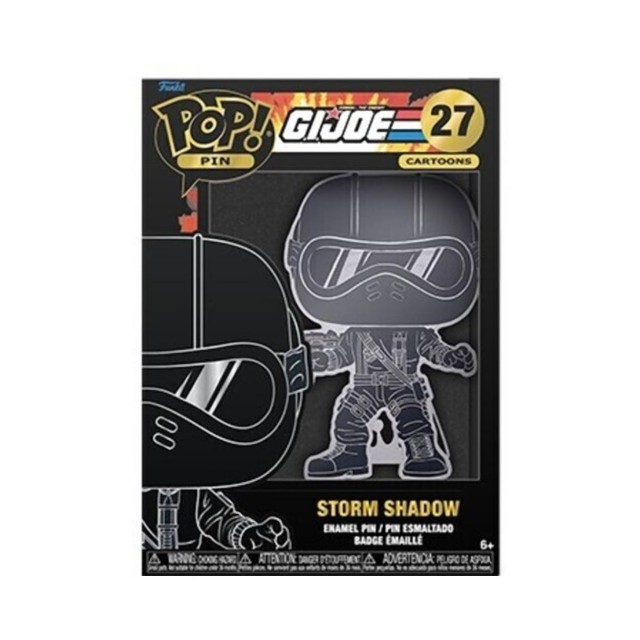 Funko Pop! Cartoons Pin: GI Joe - Snake Eyes* #27 Large Enamel Pin (GIJPP0006)