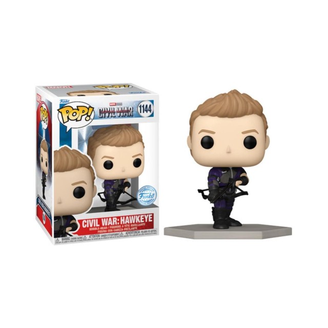 Funko Pop! Marvel: Captain America Civil War: Hawkeye (Special Edition) #1144 Bobble-Head Vinyl Figure