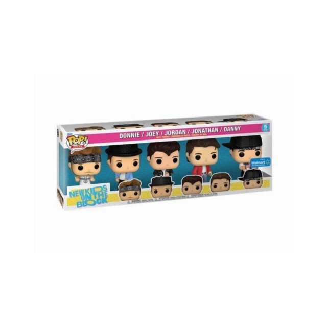 Funko Pop! 5-Pack Rocks: New Kids on the Block - Donnie/Joey/Jordan/Jonathan/Danny (Special Edition) Vinyl Figures