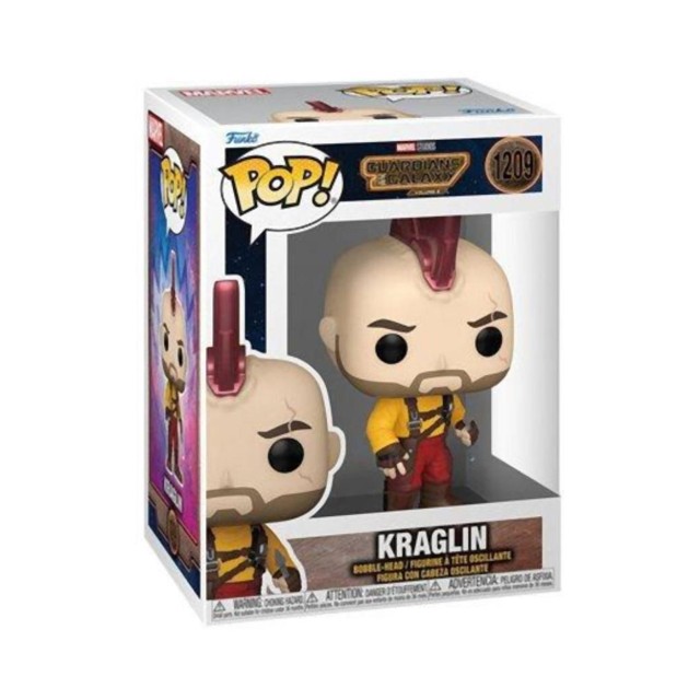 Funko Pop! Marvel: Guardians of The Galaxy Vol.3 - Kraglin #1209 Bobble-Head Vinyl Figure