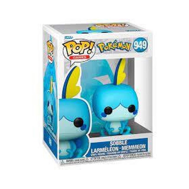 Funko Pop! Games: Pokemon - Sobble Larmeleon Memmeleon #949 Vinyl Figure