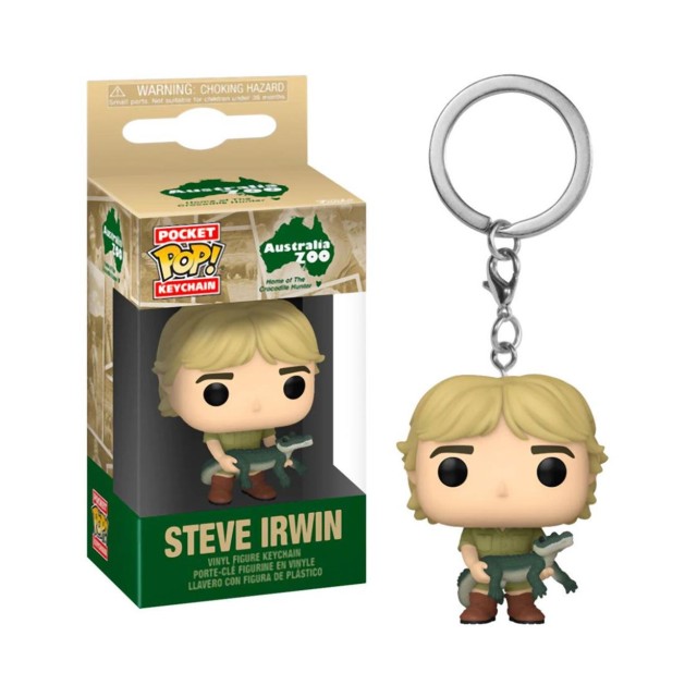 Funko Pocket Pop!: Australia Zoo - Steve Irwin Vinyl Figure Keychain