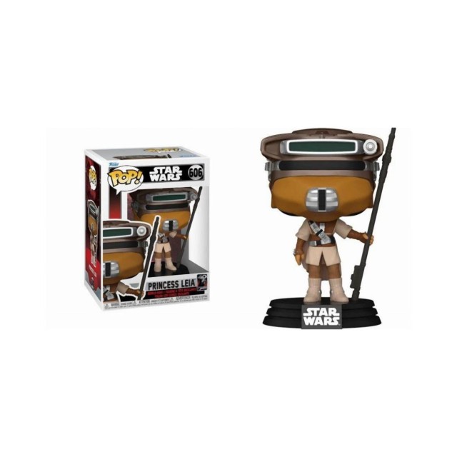 Funko Pop! Disney Star Wars: Return of the Jedi 40th - Princess Leia (Boushh) #606 Bobble-Head Vinyl Figure