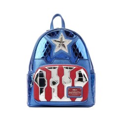 Loungefly Marvel: Captain America - Shine Cosplay Mini Backpack (MVBK0276)